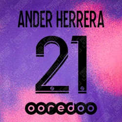 Ander Herrera 21 (Official PSG 2020/21 Fourth Ligue 1 Name and Numbering)